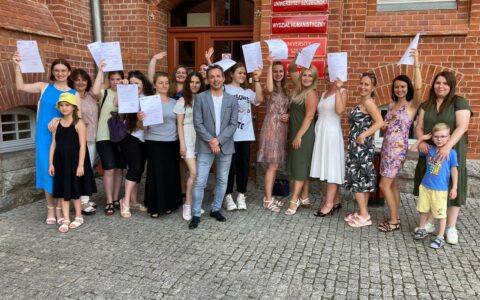 Zakończenie kolejnego kursu języka polskiego dla osób z Ukrainy