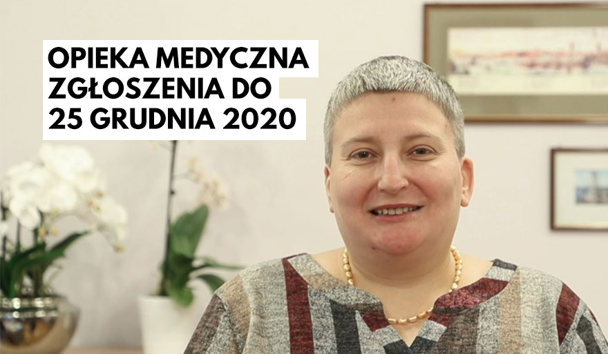 Opieka medyczna dla pracowników US – zapisy do 25.12.2020