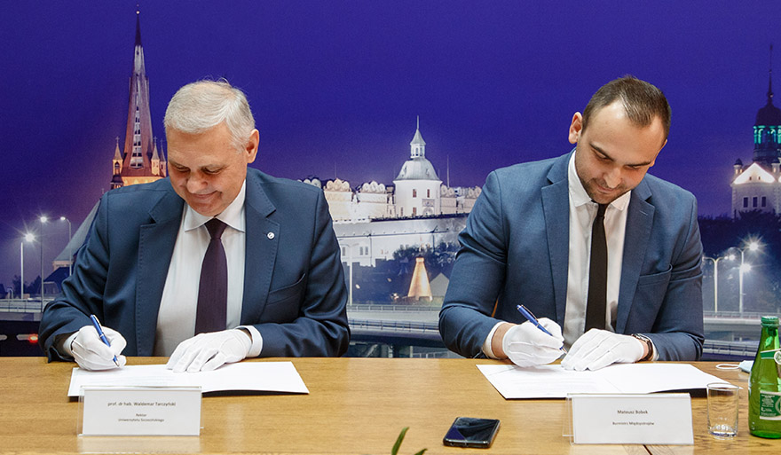 Podpisanie listu intencyjnego dotyczącego współpracy Uniwersytetu Szczecińskiego i Gminy Międzyzdroje