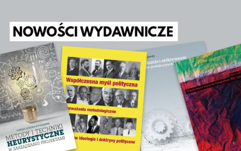 Nowości Wydawnictwa Naukowego Uniwersytetu Szczecińskiego