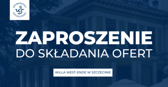 Przetarg pisemny nieograniczony na najem nieruchomości przy al. Wojska Polskiego 65 w Szczecinie wraz z wyposażeniem.