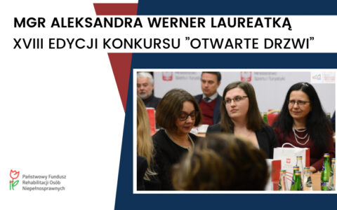 Praca doktorantki US nagrodzona przez PFRON