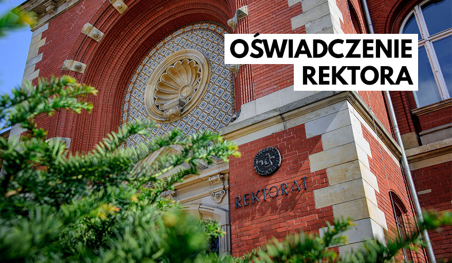Oświadczenie Rektora Uniwersytetu Szczecińskiego
