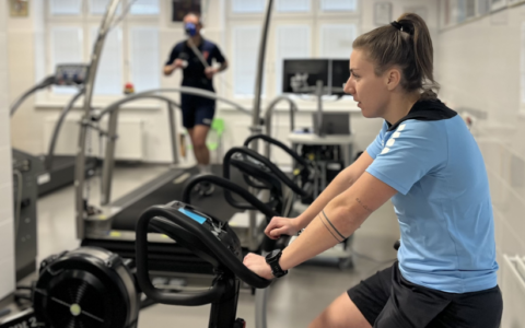 Piłkarki Pogoni Szczecin na badaniach w Centrum Badań Strukturalno-Funkcjonalnych Człowieka US