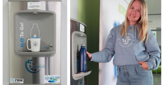 Poidełka na Uniwersytecie Szczecińskim – pijmy kranówkę!