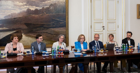 Prof. Kromolicka na posiedzeniu Rady ds. Społecznych NRR