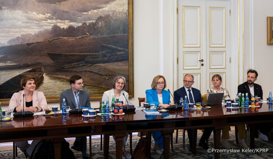 Prof. Kromolicka na posiedzeniu Rady ds. Społecznych NRR