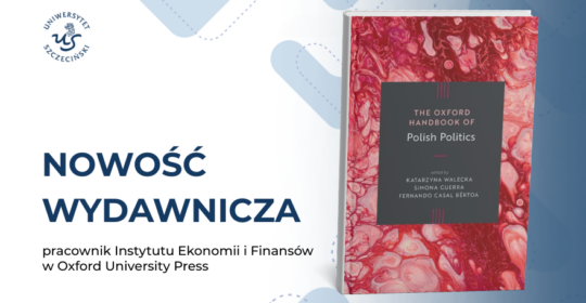 Prof. Iga Rudawska współautorką prestiżowej monografii Oxford University Press