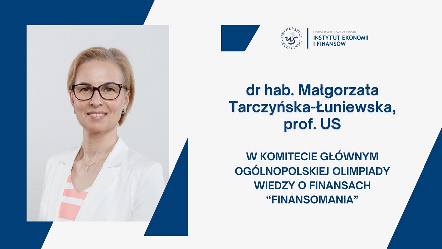 Kolejny sukces pracownika Instytutu Ekonomii i Finansów