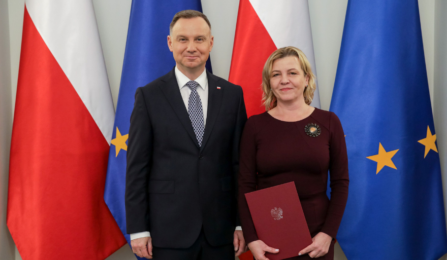 Pani Ewa Frąckiewicz z tytułem profesora