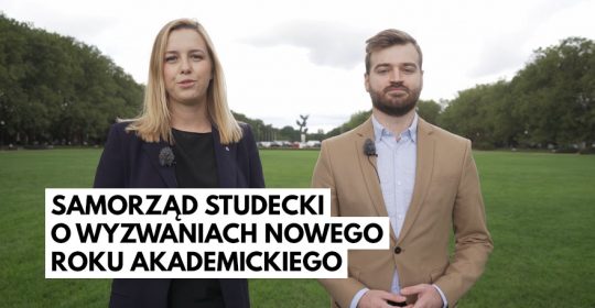 Samorząd US o wyzwaniach w nadchodzącym roku akademickim