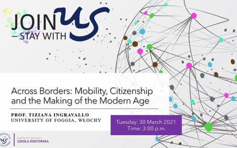 Szkoła Doktorska US zaprasza na wykłady otwarte pod hasłem „Join US – Stay with US”