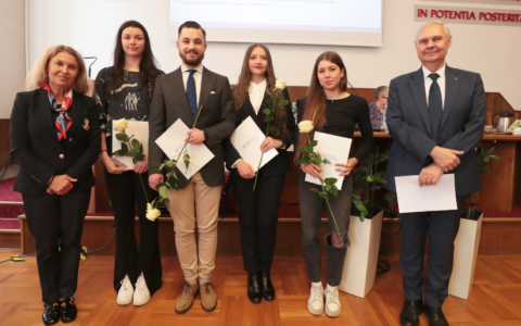 Studenci Uniwersytetu Szczecińskiego nagrodzeni przez Ministra Nauki i Szkolnictwa Wyższego