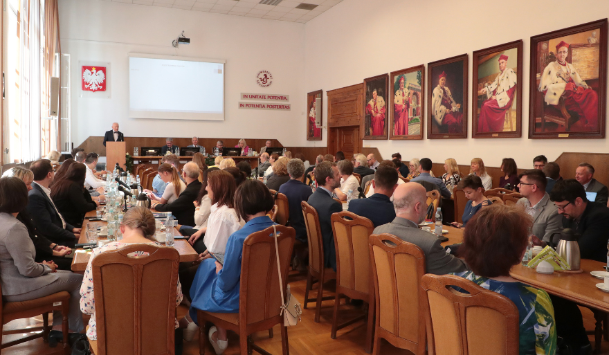 Wyjątkowe posiedzenie Senatu Uniwersytetu Szczecińskiego