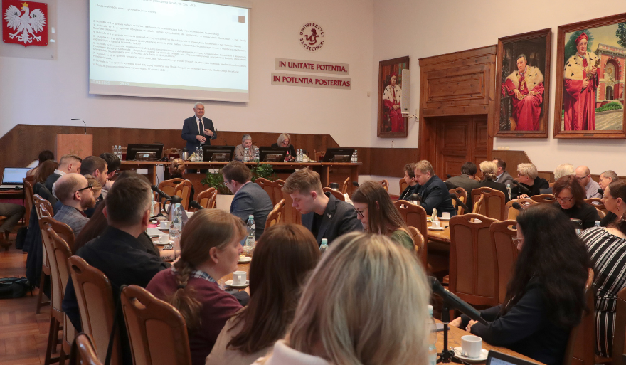 Styczniowe posiedzenie Senatu Uniwersytetu Szczecińskiego