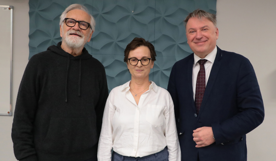 Spotkanie Andrzeja Seweryna w Uniwersytecie Szczecińskim