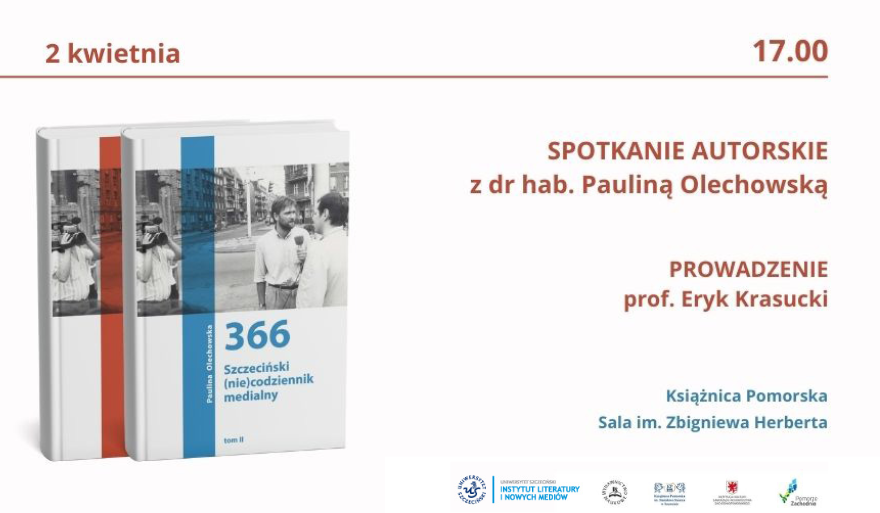 366. Szczeciński (nie)codziennik medialny – spotkanie z autorką