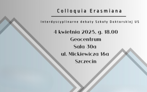Interdyscyplinarne debaty Szkoły Doktorskiej Uniwersytetu Szczecińskiego