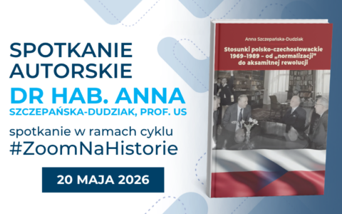 Zaproszenie na spotkanie autorskie w ramach cyklu #ZoomNaHistorie