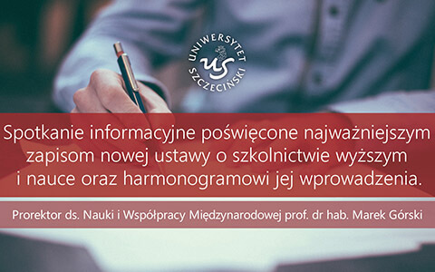 Spotkanie informacyjne dotyczące ustawy „Konstytucja dla Nauki”