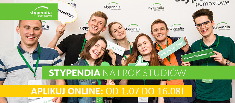 Stypendia Pomostowe do zdobycia