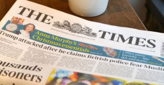 Prof. Robert Czerniawski w wywiadzie dla The Times