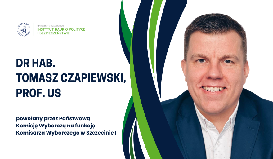 Powołanie dra hab. Tomasza Czapiewskiego, prof. US