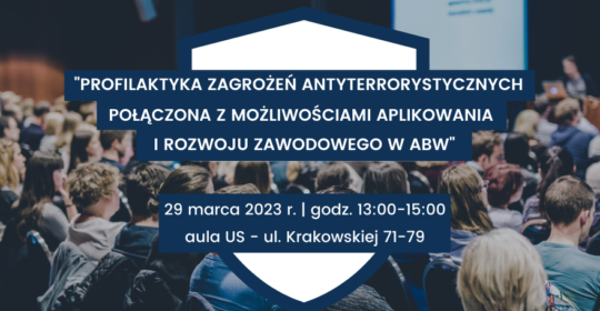 Profilaktyka zagrożeń antyterrorystycznych – spotkanie dla studentów