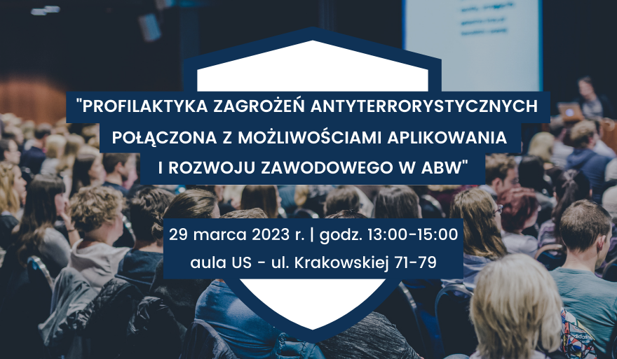 Profilaktyka zagrożeń antyterrorystycznych – spotkanie dla studentów