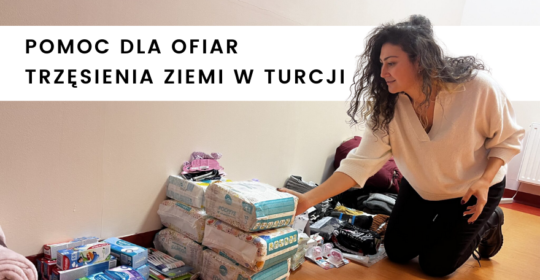 Pomoc dla ofiar trzęsienia ziemi w Turcji