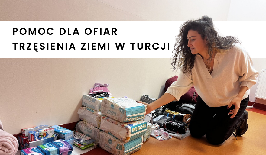 Pomoc dla ofiar trzęsienia ziemi w Turcji