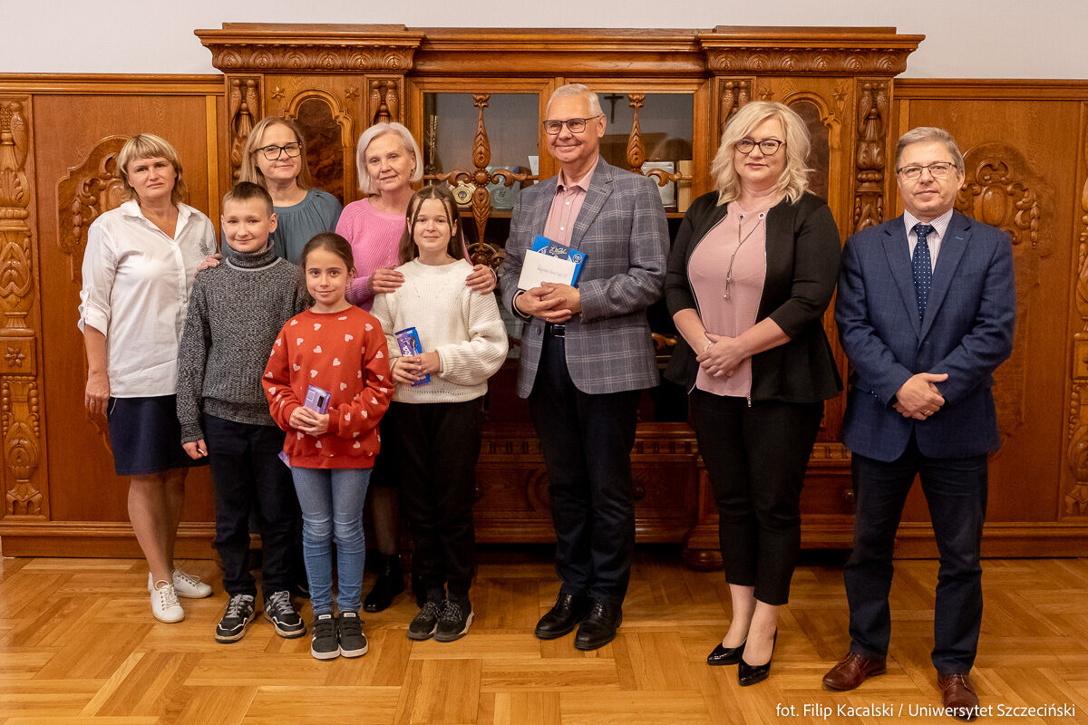 Wizyta gości z „Punktu dla dzieci z Ukrainy przy Uniwersytecie Szczecińskim”