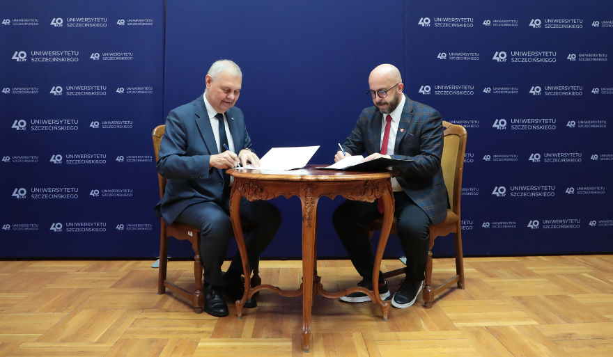 Umowa o współpracy pomiędzy Uniwersytetem Szczecińskim a Gminą Rogoźno