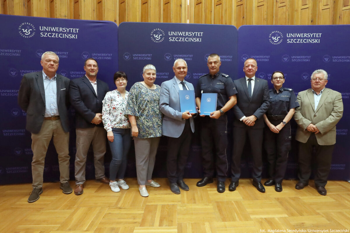 Współpraca Uniwersytetu Szczecińskiego z Komendą Wojewódzką Policji w Szczecinie