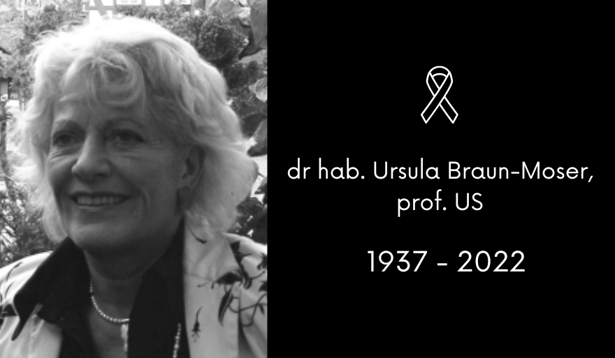 Odeszła dr hab. Ursula Braun-Moser, prof. US