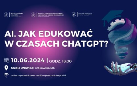 Debata „AI. Jak edukować w czasach chatGPT?”