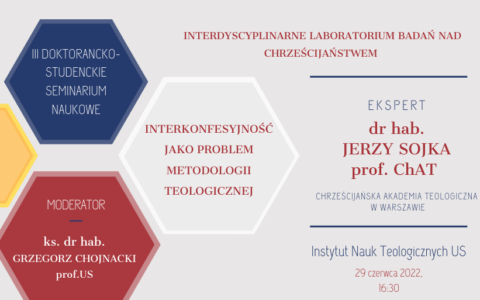 III Doktorancko-Studenckie Seminarium Naukowe Instytutu Nauk Teologicznych US