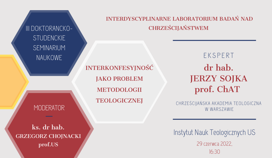 III Doktorancko-Studenckie Seminarium Naukowe Instytutu Nauk Teologicznych US