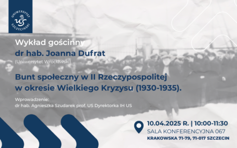 Wykład gościnny prof. Joanny Dufrat