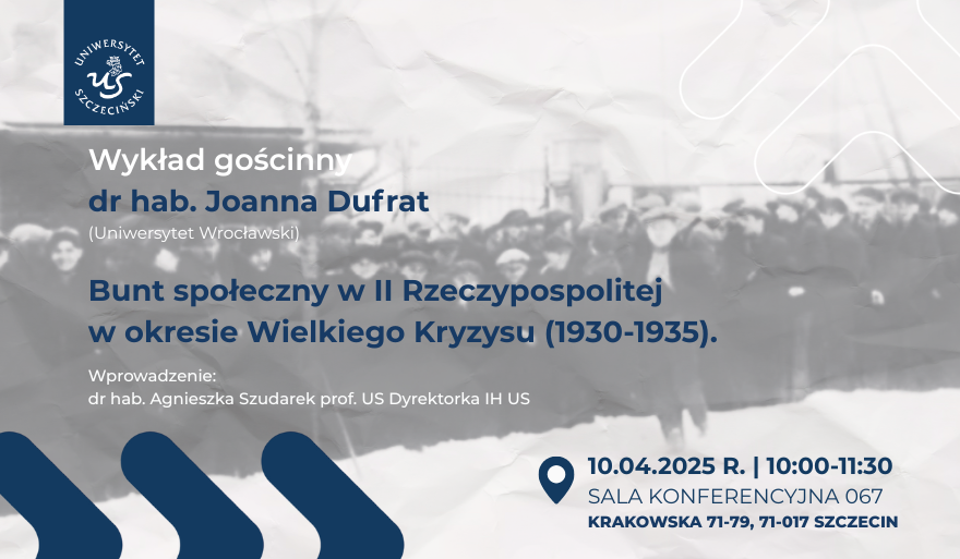 Wykład gościnny prof. Joanny Dufrat
