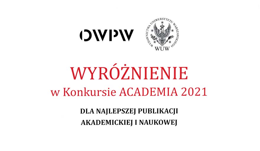 Wydawnictwo Naukowe US nagrodzone