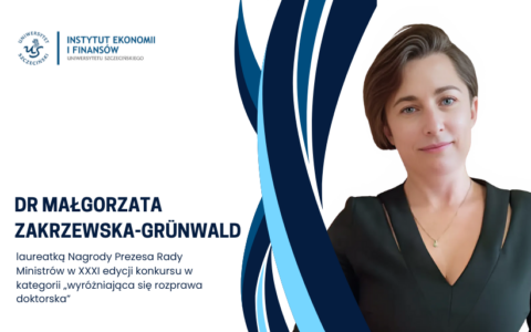 Nagroda Prezesa Rady Ministrów dla dr Małgorzaty Zakrzewskiej-Grünwald