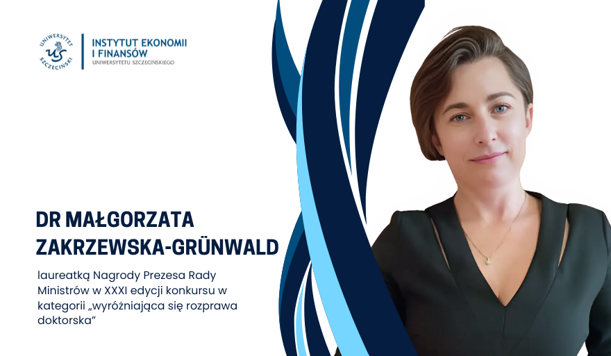 Nagroda Prezesa Rady Ministrów dla dr Małgorzaty Zakrzewskiej-Grünwald