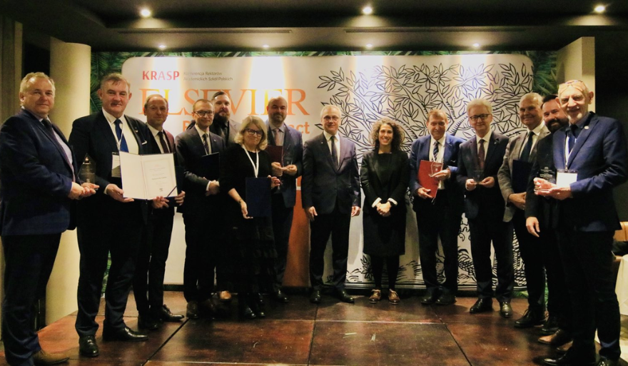 Laureaci Elsevier Research Impact Leaders Award. Zdjęcie: Forum Akademickie.